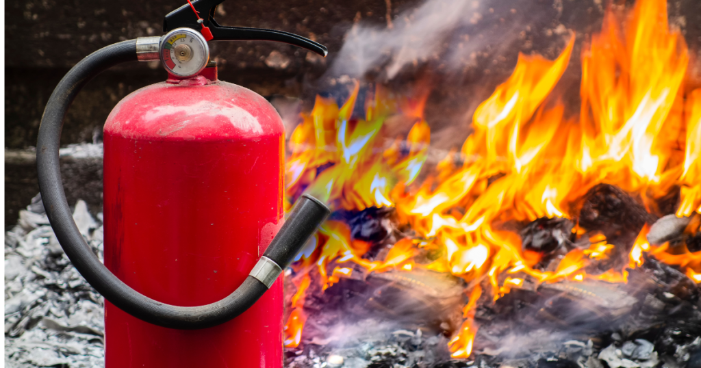 A good portable fire extinguisher is a cornerstone of campsite safety while cooking in the outdoors.